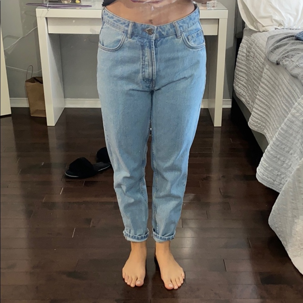 Zara mom jeans